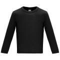 BABY LONG SLEEVE T-SHIRT S/6 MONTHS BLACK