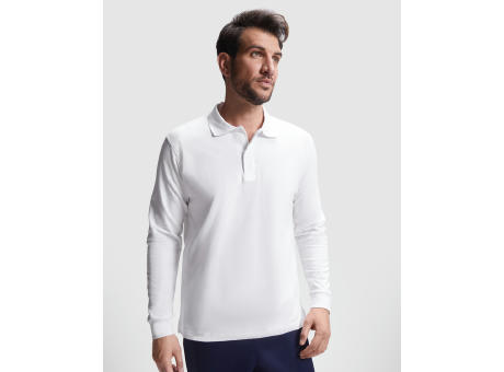 ROVER LONG SLEEVE POLO SHIRT S/S WHITE