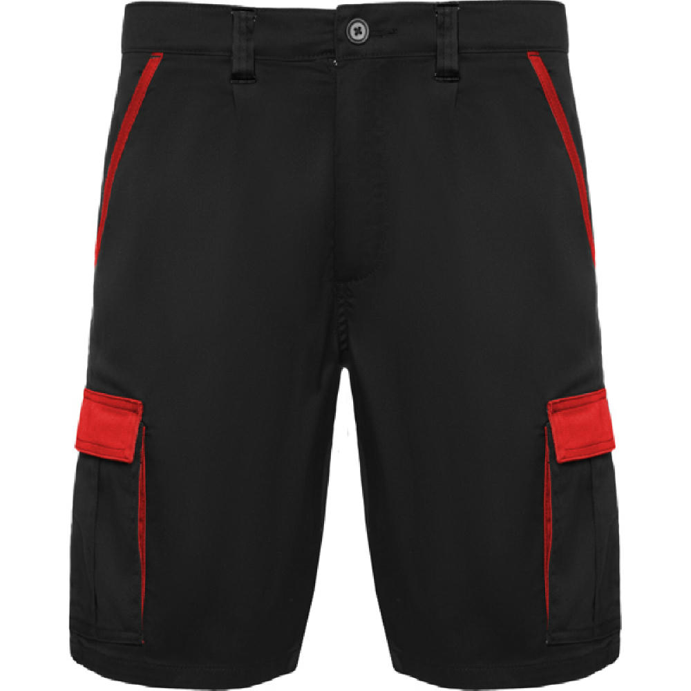 TAHOE BERMUDA SHORTS S/S BLACK/RED