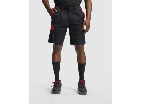 TAHOE BERMUDA SHORTS S/S BLACK/RED