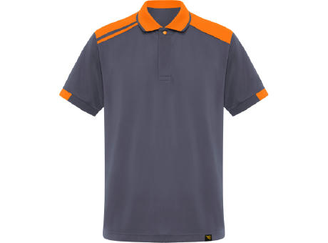 SAMURAI POLO SHIRT S/L LEAD/ORANGE