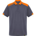 SAMURAI POLO SHIRT S/S LEAD/ORANGE