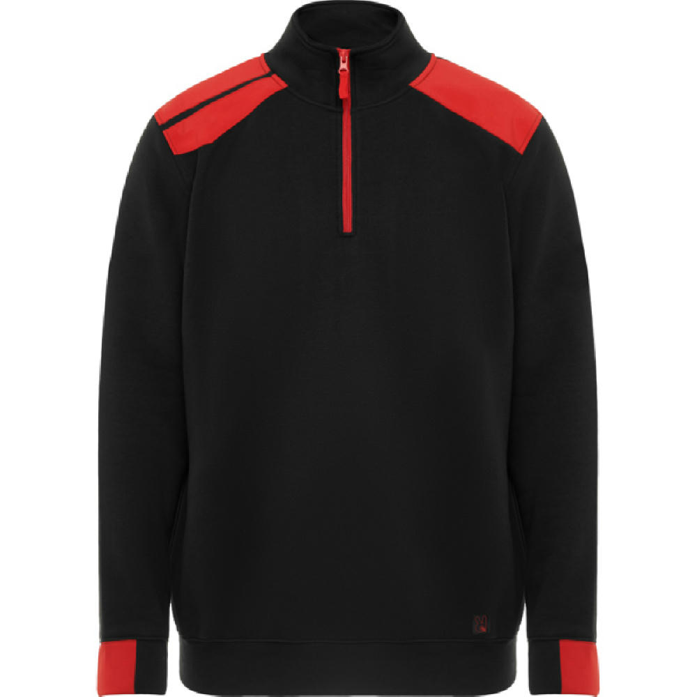 MAVERICK SWEATSHIRT S/S BLACK/RED