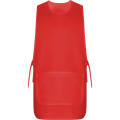 ARZAK REVERSIBLE CHASUBLE APRON S/ONE SIZE RED