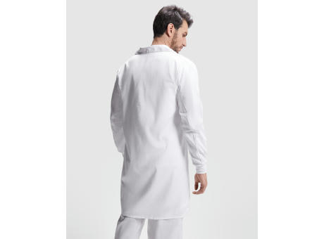 MEDERI CUFF <(>&<)> SNAPS LABCOAT S/XS WHITE