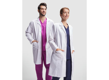 VACCINE WOMAN LABCOAT S/XS WHITE