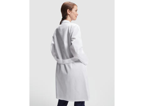 VACCINE WOMAN LABCOAT S/XS WHITE