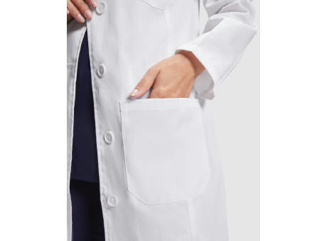 VACCINE WOMAN LABCOAT S/XS ROYAL BLUE