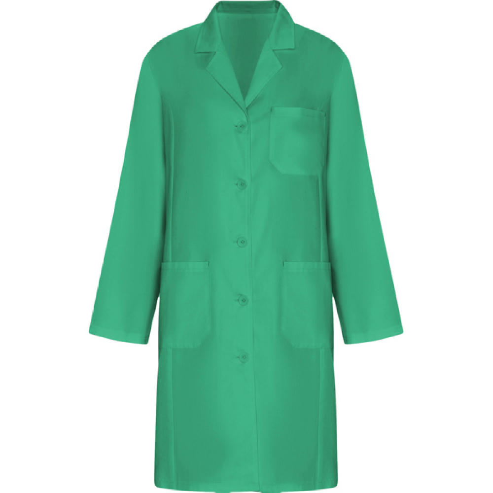 VACCINE WOMAN LABCOAT S/XS GREEN LAB