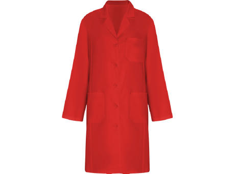 VACCINE WOMAN LABCOAT S/XS RED