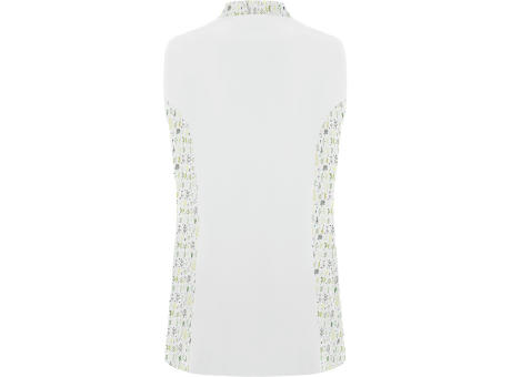 ALDANY TUNIC S/XS WHITE/BOTANICAL PRINT