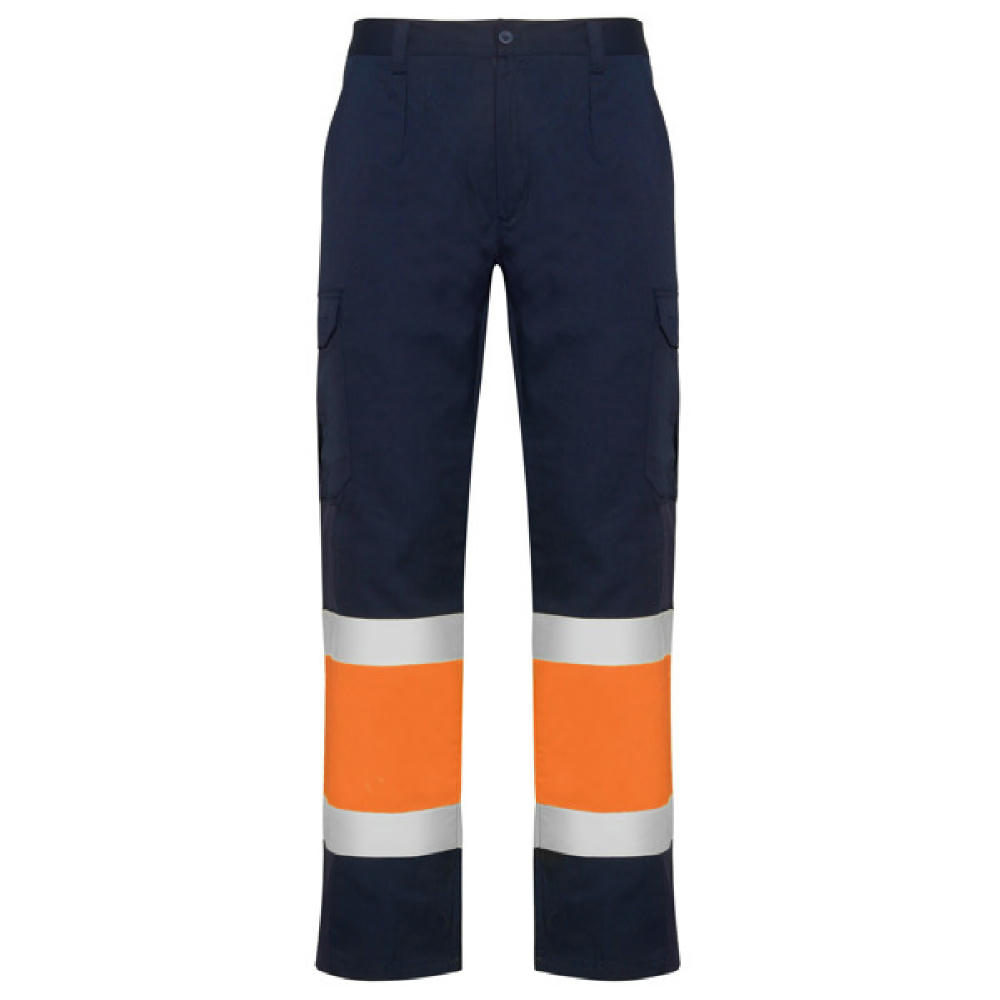 AV NAOS SUMMER PANTS S/38 NAVY BLUE/FLUOR ORANGE