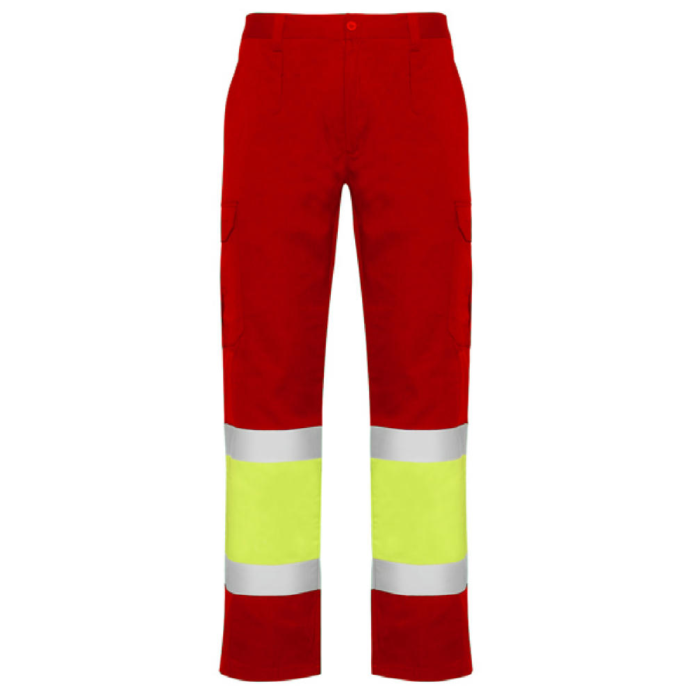 HV NAOS SUMMER PANTS S/60 JOB RED/FLUOR YELLOW