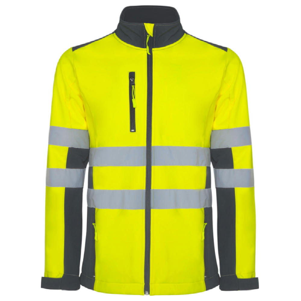 AV ANTARES SOFTSHELL S/XXL LEAD/FLUOR YELLOW