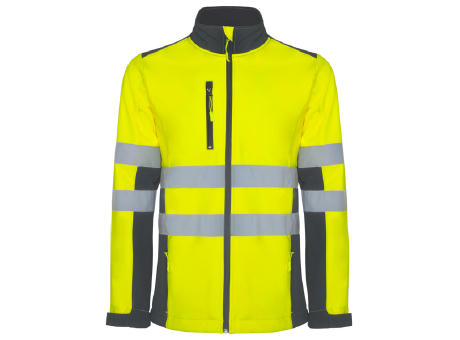 AV ANTARES SOFTSHELL S/4XL LEAD/FLUOR YELLOW