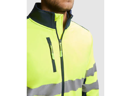 HV ANTARES SOFTSHELL S/M JOB RED/FLUOR YELLOW