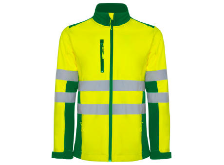 AV ANTARES SOFTSHELL S/L GARDEN GREEN/FLUOR YELLOW