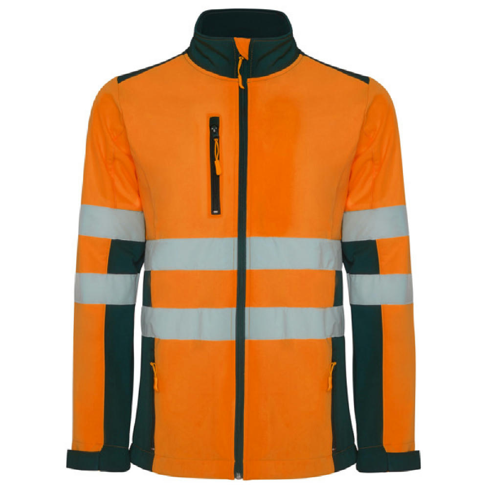 AV ANTARES SOFTSHELL S/XXL NAVY BLUE/FLUOR ORANGE