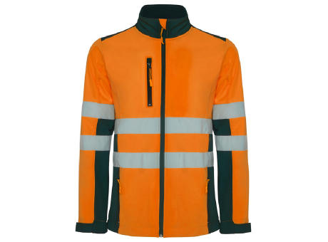 AV ANTARES SOFTSHELL S/M NAVY BLUE/FLUOR ORANGE