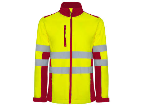 HV ANTARES SOFTSHELL S/XXL JOB RED/FLUOR YELLOW