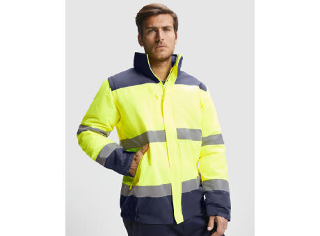 AV EPSYLON PARKA S/S LEAD/FLUOR YELLOW