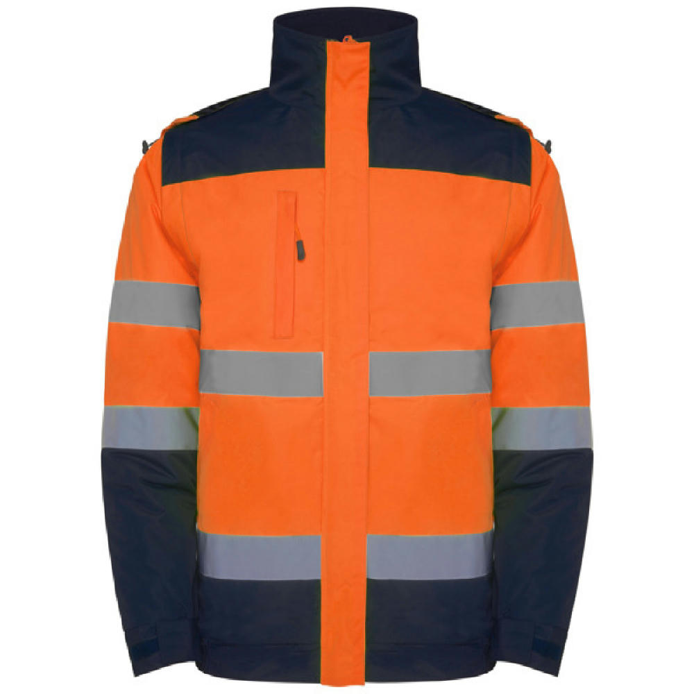 AV EPSYLON PARKA S/S NAVY BLUE/FLUOR ORANGE