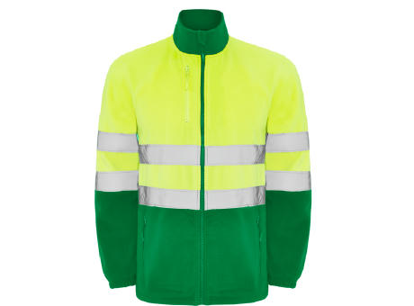 AV ALTAIR FLEECE JACKET S/M GARDEN GREEN/FLUOR YELLOW