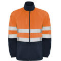 AV ALTAIR FLEECE JACKET S/S NAVY BLUE/FLUOR ORANGE