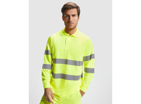 AV POLO POLARIS LANGEÄRMEL S/S FLUOR GELB