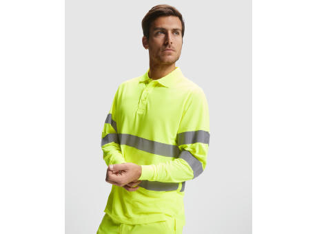 AV POLO POLARIS LANGEÄRMEL S/S FLUOR GELB