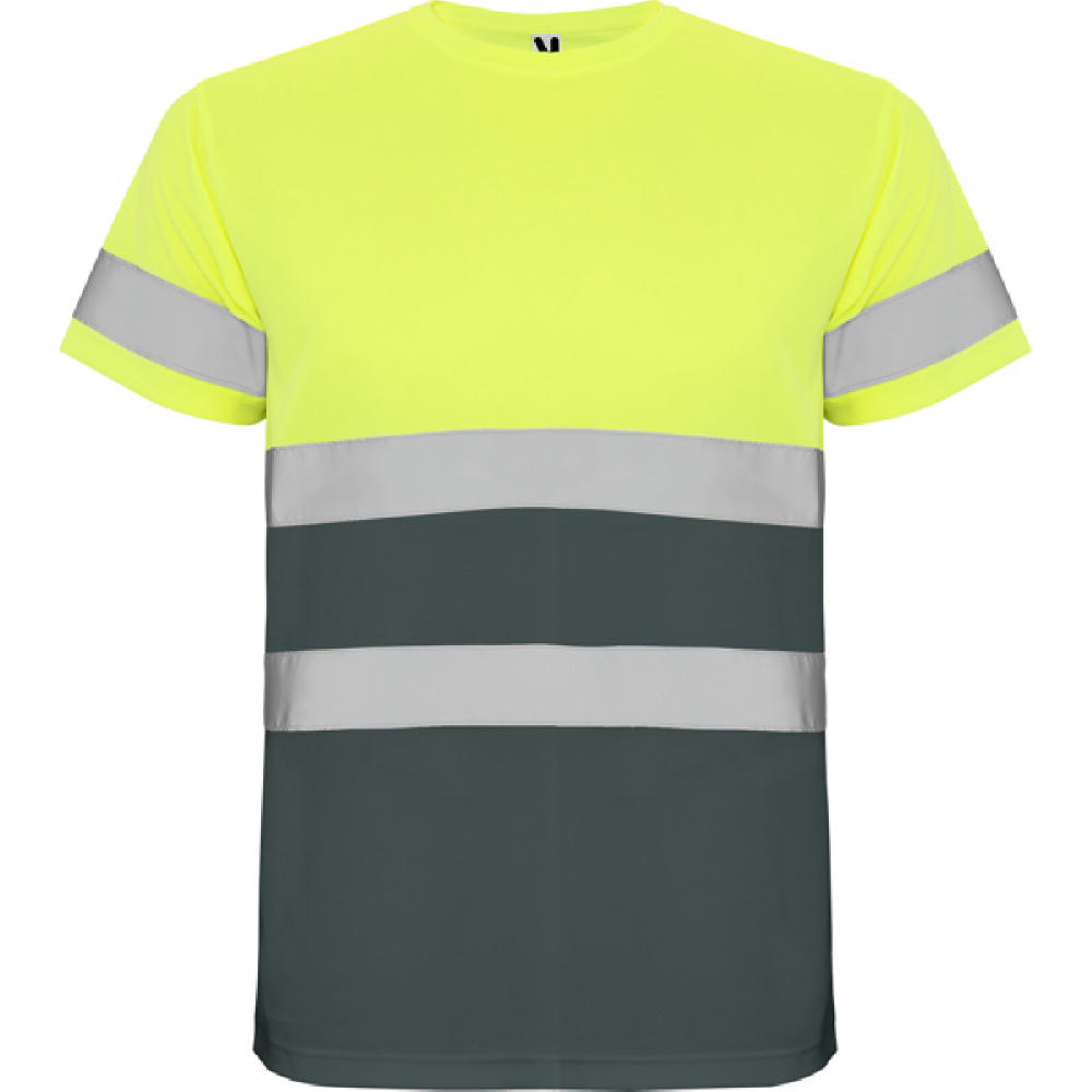 AV DELTA T-SHIRT S/S LEAD/FLUOR YELLOW