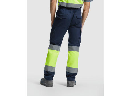 HV DAILY STRETCH PANTS S/44 JOB RED/FLUOR YELLOW