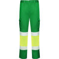 AV DAILY STRETCH PANTS S/38 GARDEN GREEN/FLUOR YELLOW