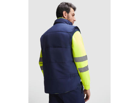 PERSEI REVERSIBLE VEST S/M NAVY BLUE/FLUOR YELLOW