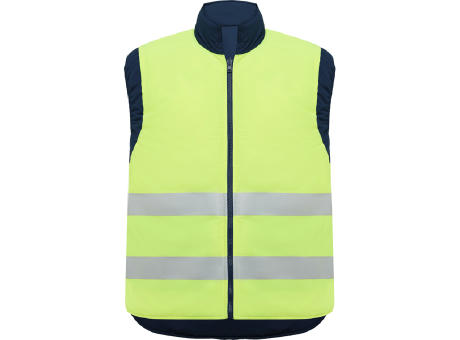 PERSEI REVERSIBLE VEST S/XL NAVY BLUE/FLUOR YELLOW