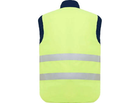 PERSEI REVERSIBLE VEST S/M NAVY BLUE/FLUOR YELLOW