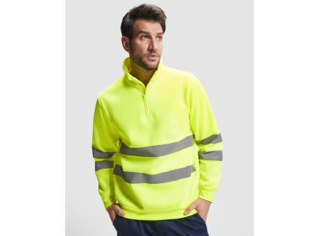 AV SPICA SWEATSHIRT S/S LEAD/FLUOR YELLOW