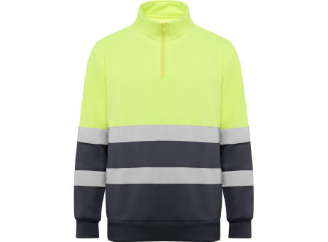 AV SPICA SWEATSHIRT S/4XL LEAD/FLUOR YELLOW