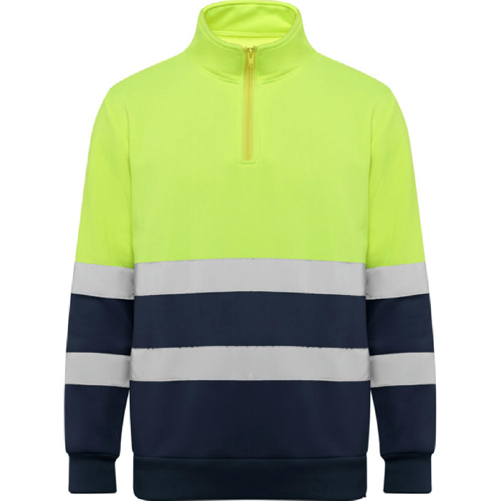 AV SPICA SWEATSHIRT S/S NAVY BLUE/FLUOR YELLOW