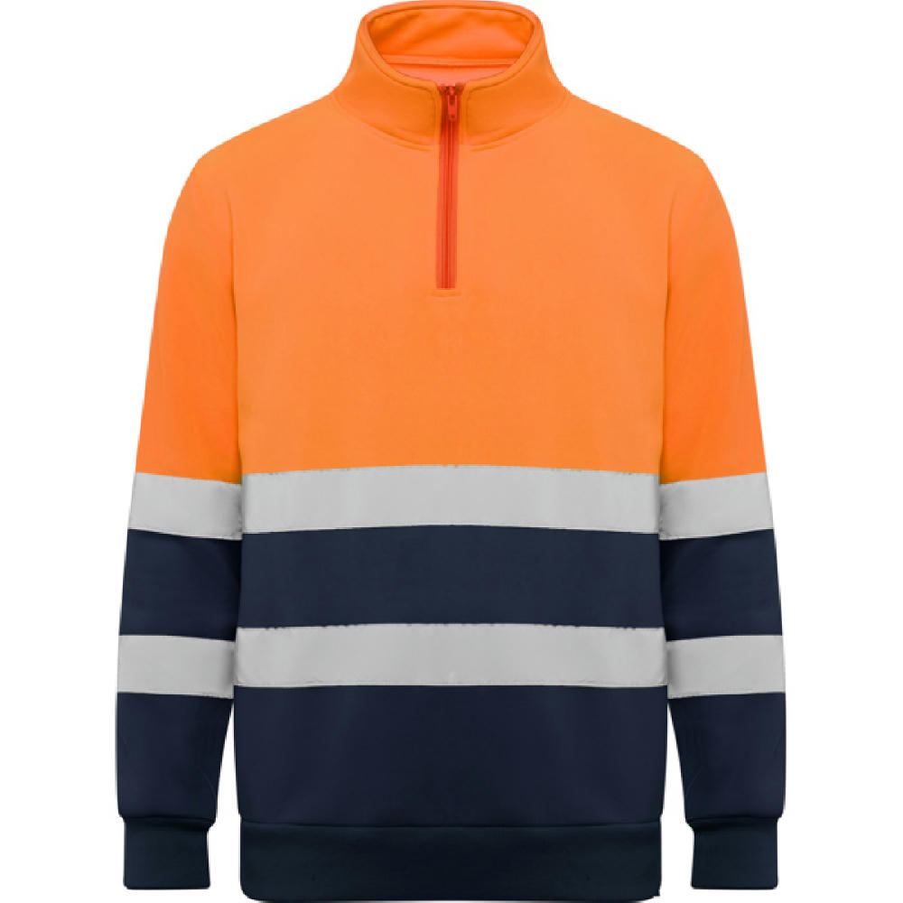 AV SPICA SWEATSHIRT S/S NAVY BLUE/FLUOR ORANGE