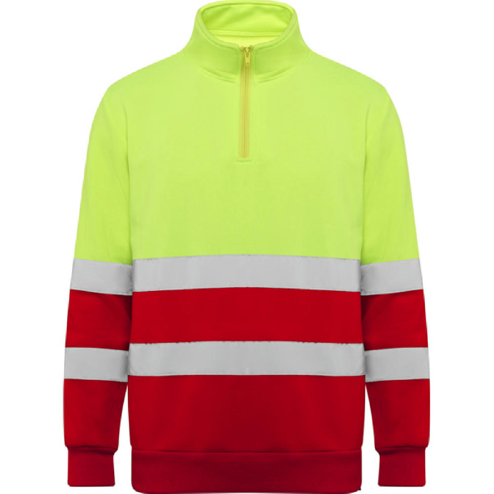 HV SPICA SWEATSHIRT S/S JOB RED/FLUOR YELLOW