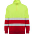 HV SPICA SWEATSHIRT S/S JOB RED/FLUOR YELLOW