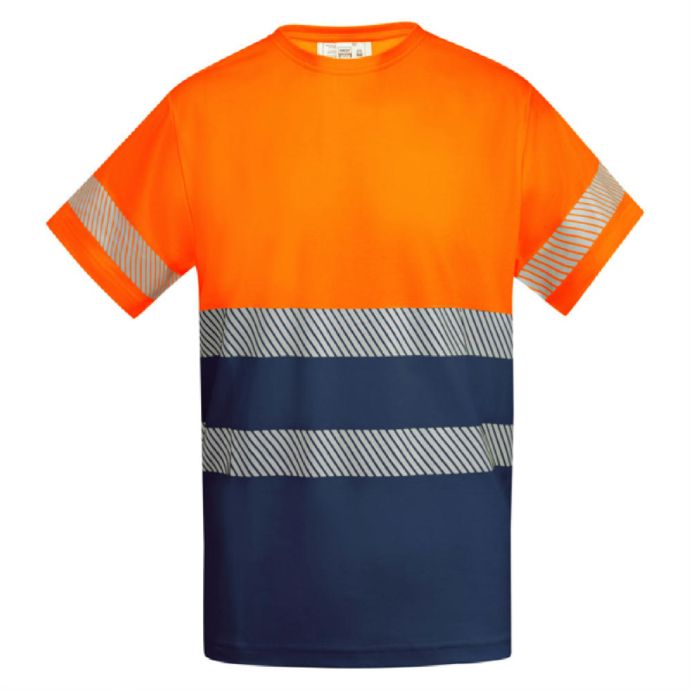 AV T-SHIRT TAURI S/S NAVY BLUE/FLUOR ORANGE