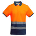 AV ATRIO POLO SHIRT S/S NAVY BLUE/FLUOR ORANGE