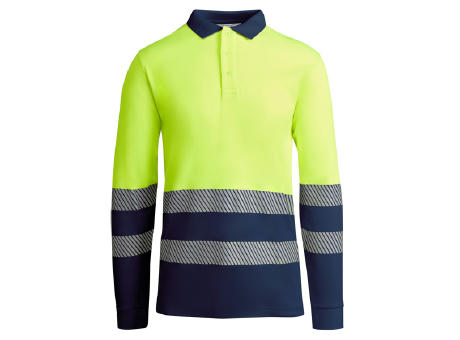 AV ATRIO LONG SLEEVE POLO SHIRT S/S FLUOR YELLOW