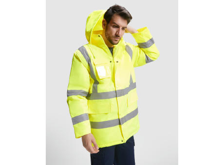 AV MERAK PARKA S/M FLUOR YELLOW