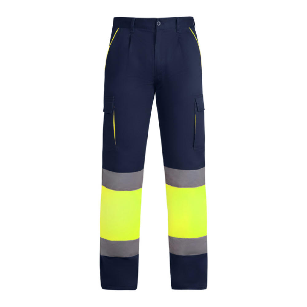 AV ENIX WINTER PANTS S/38 NAVY BLUE/FLUOR YELLOW