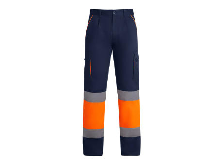 AV ENIX WINTER PANTS S/48 NAVY BLUE/FLUOR ORANGE