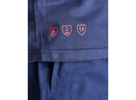 DEFENDER FIRE RETARDANT TSHIRT S/S NAVY BLUE