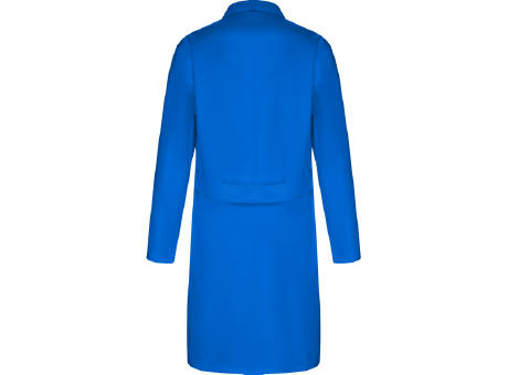 VACCINE WOMAN LABCOAT S/XS ROYAL BLUE